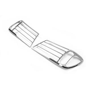 Накладки на фары V2 (2 шт., пластик) Toyota Land Cruiser 100 1998-2007 гг. фото 3