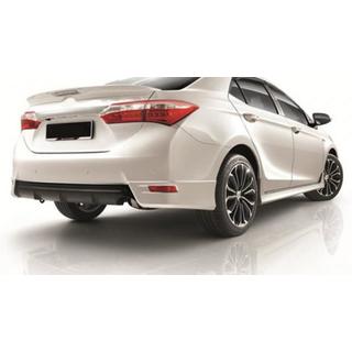 Углы на передний и задний бампер (грунтованные под покраску) Toyota Corolla 2013-2019 гг. фото 3