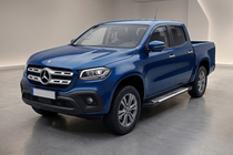 Mercedes X class 2017-2020 гг. Боковые Подножки Line (2 шт., Алюминий) фото 1