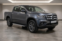 Mercedes X class 2017-2020 гг. Боковые Подножки Duru (2 шт., Алюминий) фото 1