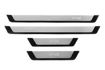 Накладки на пороги OmsaLine (4 шт, нержавейка) фото 2