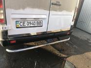 Mercedes Sprinter W901/902/903/904/905 1995–2006 гг. Накладка на багажник (2 части, нержавейка) фото 2