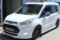 Ford Connect 2014-2021 гг. Накладка на передний бампер (под покраску) фото 5