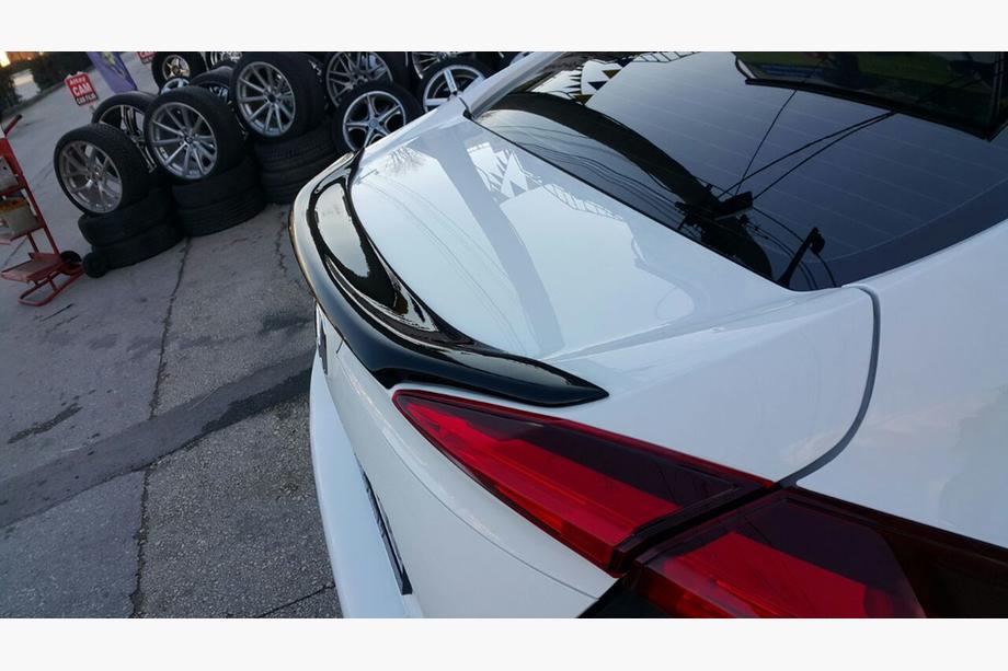 Honda Civic Sedan X 2016-2021 гг. Спойлер Анатомик (под покраску) Image