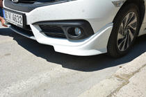 Honda Civic Sedan X 2016-2021 гг. Углы переднего бампера (под покраску) фото 4