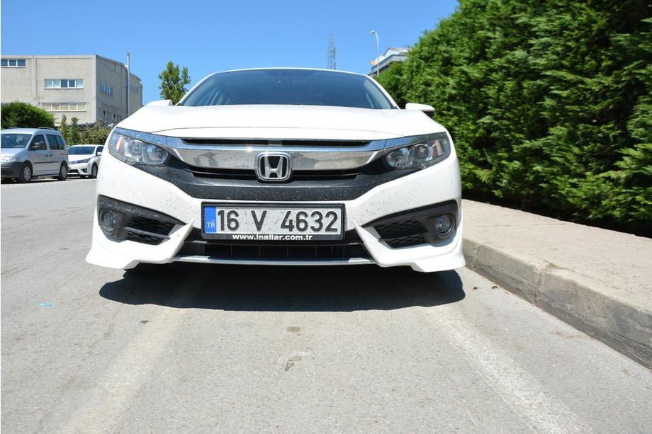 Honda Civic Sedan X 2016-2021 гг. Углы переднего бампера (под покраску) Фото 5