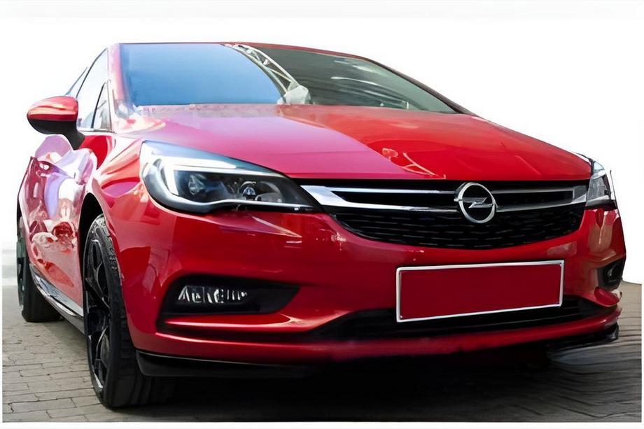 Opel Astra K 2016-2021 гг. Передний нижний спойлер HB (грунтованный под покраску) Фото 6
