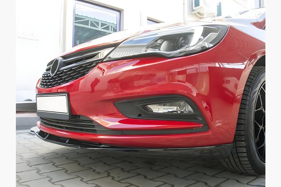 Opel Astra K 2016-2021 гг. Передний нижний спойлер HB (грунтованный под покраску) Фото 3