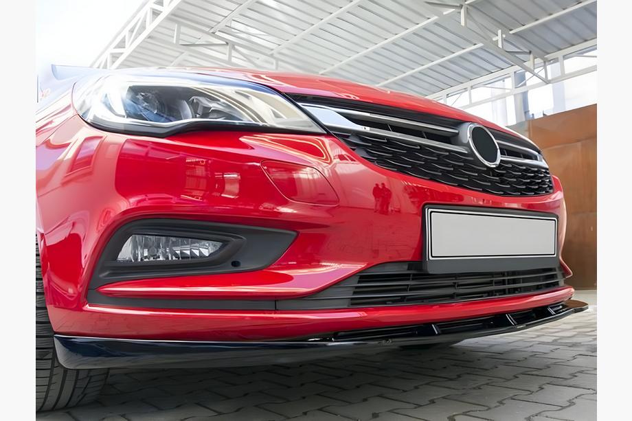 Opel Astra K 2016-2021 гг. Передний нижний спойлер HB (грунтованный под покраску) Фото 4