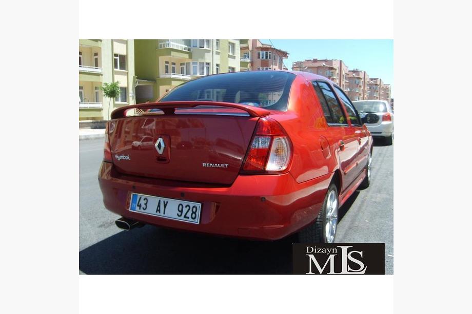 Renault Symbol 1999-2008 гг. Боковые пороги типа Ferrari (грунтованные под покраску) Фото 2