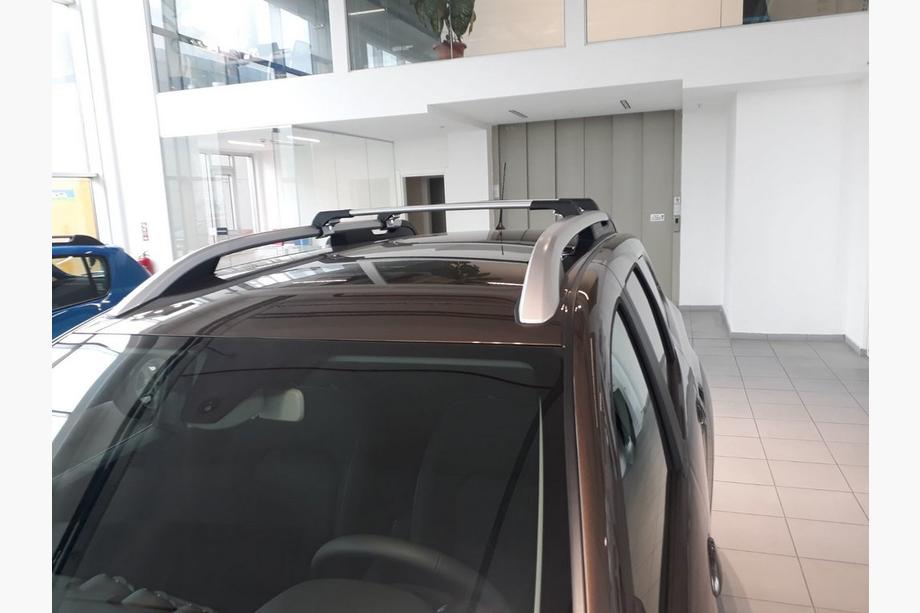 Dacia Duster 2018-2024 гг. Поперечины на интегрированные рейлинги без замка (2 шт) Фото 2