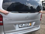 Mercedes Vito/V-class W447 2014- гг. Молдинг заднего стекла (малое стекло) нержавейка фото 5