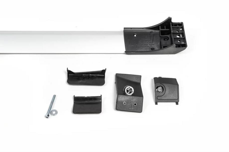 Citroen Jumpy/Dispatch 2017- гг. Поперечины на рейлинги без замка (2 шт) Черный Фото 6