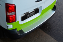 Toyota Proace 2016- гг. Накладка на задний бампер OmsaLine Нержавейка фото 8