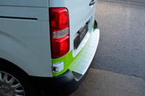 Citroen SpaceTourer 2016- гг. Накладка на задний бампер OmsaLine Нержавейка фото 6