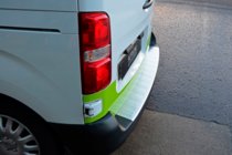 Citroen Jumpy/Dispatch 2017- гг. Накладка на задний бампер OmsaLine Нержавейка фото 9