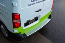 Citroen Jumpy/Dispatch 2017- гг. Накладка на задний бампер OmsaLine Нержавейка фото 7