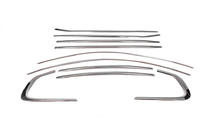 Полный комплект хромированных окантовок окон нержавейка (10 шт.) фото 2 Полный комплект хромированных окантовок окон нержавейка (10 шт.) фото 2