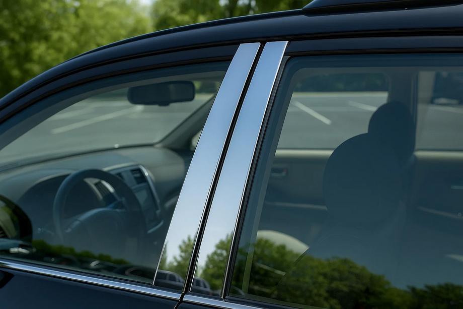 Накладки на дверные стойки из нержавеющей стали Image