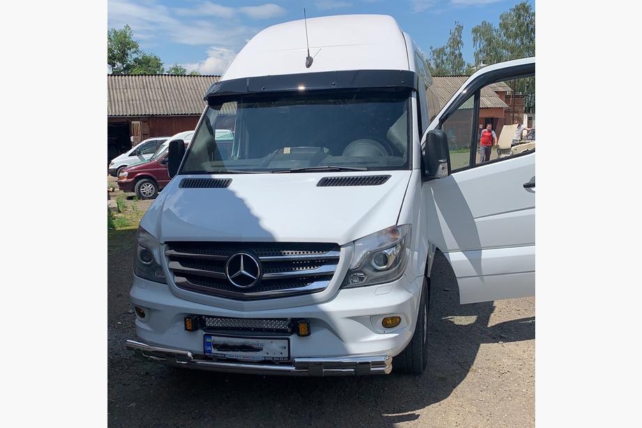 Mercedes Sprinter W906 2006–2018 гг. Передняя нижняя дуга Shark (нержавейка) 2013↗ Фото 9