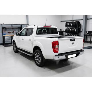 Боковые Подножки Tayga Grey (2 шт., Алюминий) Nissan Navara/NP300 2016- гг. фото 1