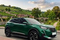 Peugeot 3008 2016-2023 гг. Боковые Подножки Allmond Black (2 шт, Алюминий) фото 1