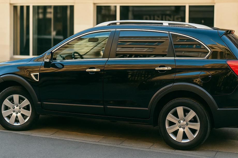 Верхние молдинги окон нержавейка (6 шт) Image