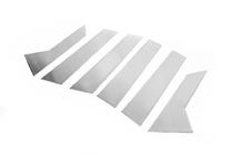 Накладки на дверные стойки из нержавеющей стали фото 4