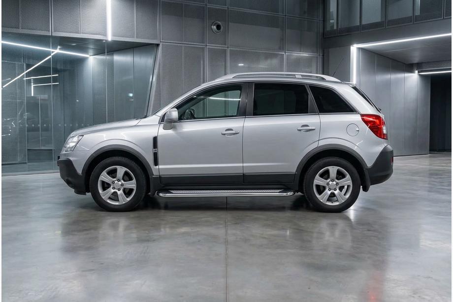 Opel Antara 2006-2017 гг. Боковые Подножки Maydos V2 (2 шт., Алюминий и Нержавейка) 2016-2018 Фото 1