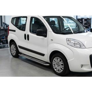 Боковые Подножки Maydos V2 (2 шт., Алюминий и Нержавейка) Peugeot Bipper 2008-2017 гг. фото 1