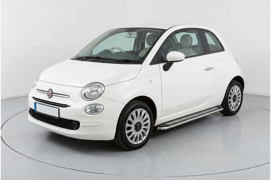 Fiat 500/500L 2013-2022 гг. Боковые Подножки Maydos V2 (2 шт., Алюминий и Нержавейка) Image