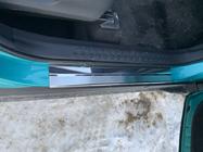 Toyota C-HR 2016-2023 гг. Накладки на пороги Nataniko (4 шт., нержавейка) Premium - Лента 3M, 0.8 мм фото 2