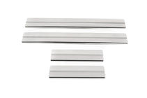 Toyota C-HR 2016-2023 гг. Накладки на пороги Nataniko (4 шт., нержавейка) Premium - Лента 3M, 0.8 мм фото 7