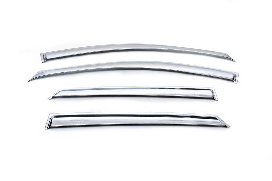 Ветровики (4 шт, Хром) Image Ветровики (4 шт, Хром) Image