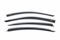 Ветровики с хромированным молдингом SD (4 шт, Niken) фото 2 Ветровики с хромированным молдингом SD (4 шт, Niken) фото 2