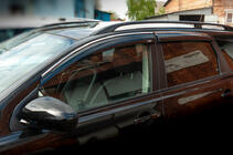 Ветровики с хромированным молдингом (4 шт, Niken) фото 1