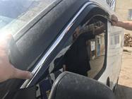 Fiat Doblo II 2010-2022 гг. Ветровики с хромированным молдингом (4 шт, Niken) фото 7