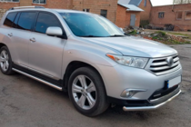 Toyota Highlander 2008-2013 гг. Передняя защита ST008 (2010-2013, нержавейка) фото 4