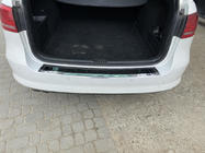 Volkswagen Passat B7 2012-2015 гг. Накладка на задний бампер Carmos (SW, нержавейка) фото 3