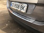 Renault Scenic/Grand 2009-2016 гг. Накладка на задний бампер Carmos (Grand, нержавейка) фото 4