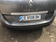 Renault Scenic/Grand 2009-2016 гг. Накладка на задний бампер Carmos (Grand, нержавейка) фото 7