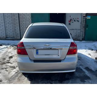 Chevrolet Aveo II Накладка на задний бампер пластиковая