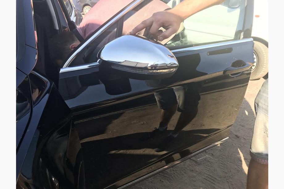 Volkswagen Passat B8 2015-2023 гг. Накладки на Зеркала EU (2 шт., Нержавеющая Сталь) Фото 3