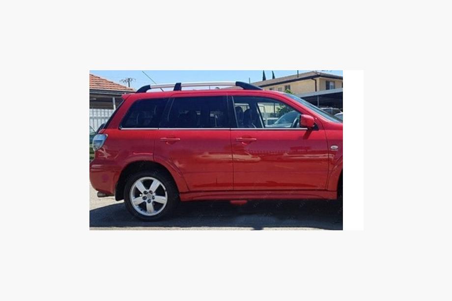 Mitsubishi Outlander 2001-2006 гг. Нижние молдинги окон нержавейка (6 шт) Фото 6