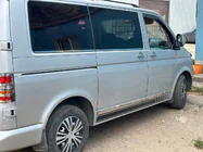 Volkswagen T5 Multivan 2003–2010 гг. Нижние молдинги окон (6 частей, нержавейка) фото 4