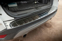 Накладка на задний бампер Carmos нержавейка фото 7