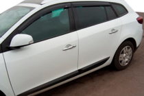 Renault Megane III 2009-2016 гг. Ветровики SW (4 шт, HIC) фото 13