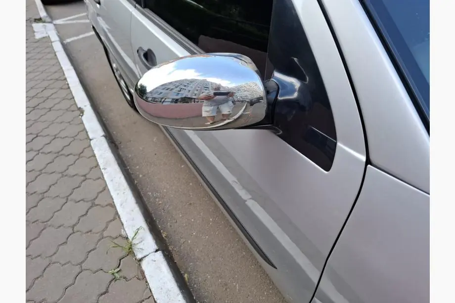 Ford Focus I 1998-2005 гг. Накладки на Зеркала (2 шт., Нержавейка) Image