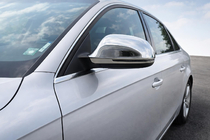 Audi A3 2003-2012 гг. Накладки на Зеркала 2008-2010 (2 шт., Нержавейка) фото 1