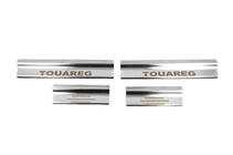 Накладки на внутренние пороги нержавейка Carmos (4 шт) фото 2 Накладки на внутренние пороги нержавейка Carmos (4 шт) фото 2